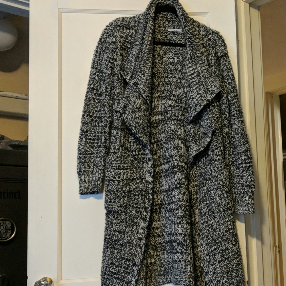 Dex wool long sweater/cardigan